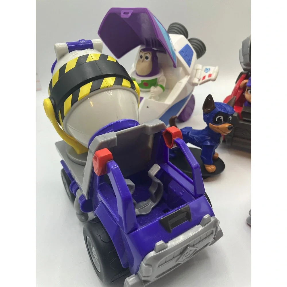 Paw Patrol and Buzz Lightyear Toy Vehicle Bundle For‎ Kids 7 Pieces